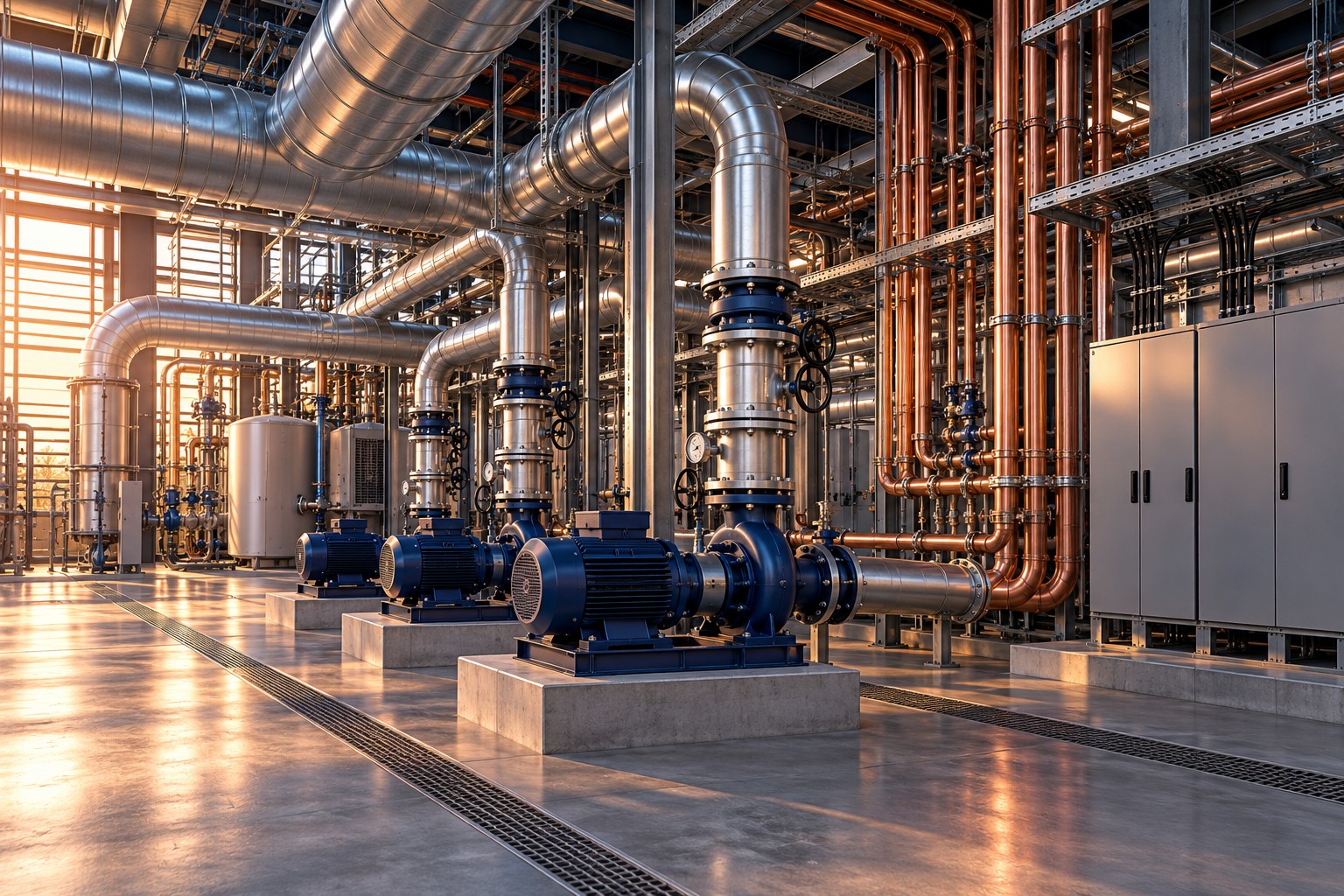 Illustrative MEP and HVAC infrastructure